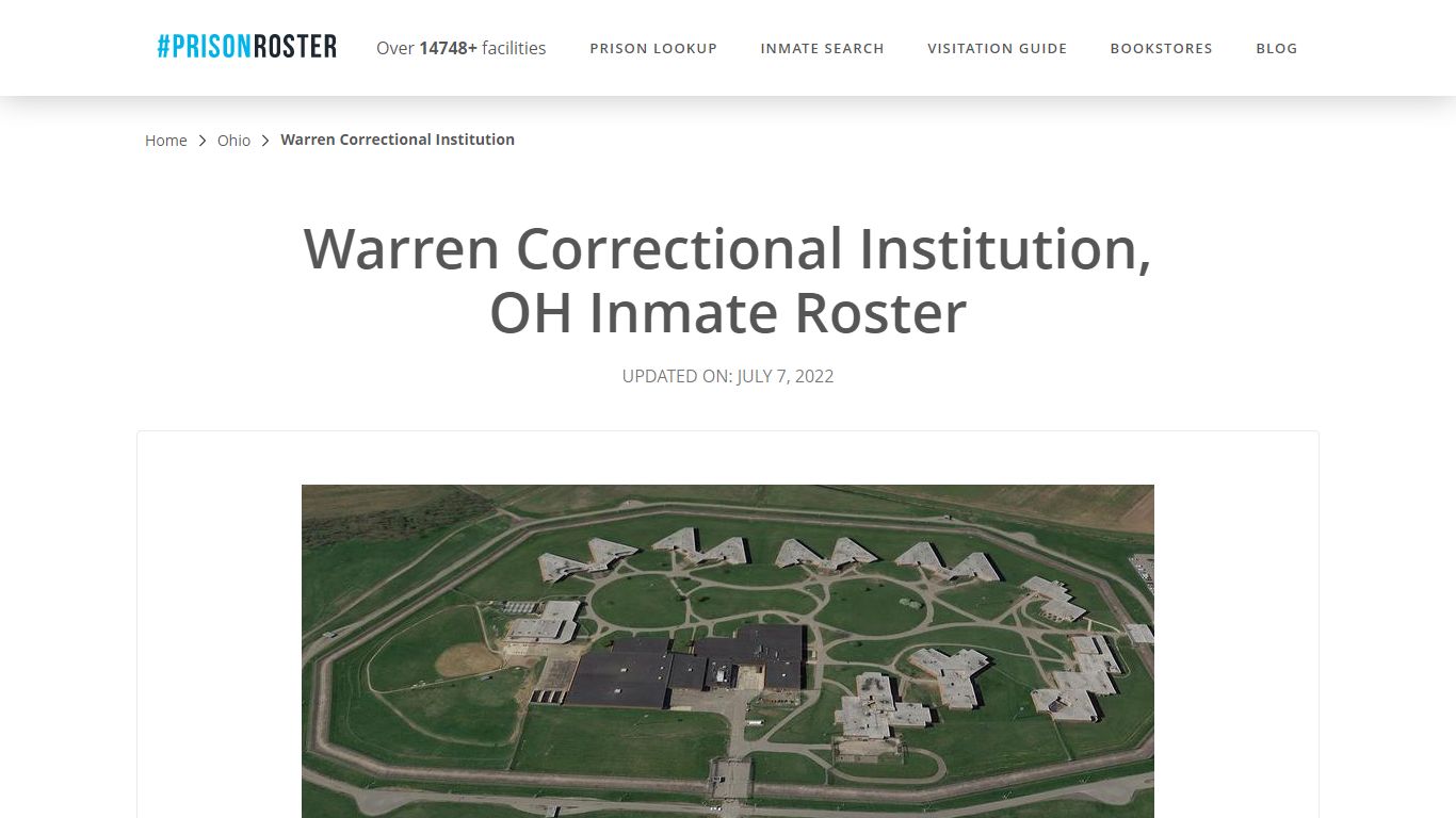 Warren Correctional Institution, OH Inmate Roster